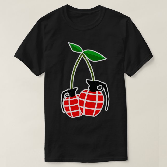 Cherry Bombs, Cherry Grenades Design T Shirt (Design framsida)