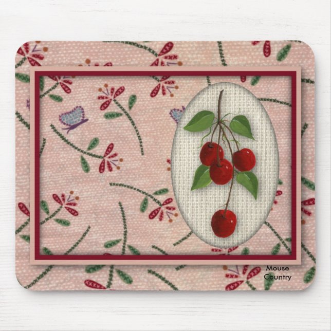 Cherry Bunch Mousepad Musmatta (Framsidan)