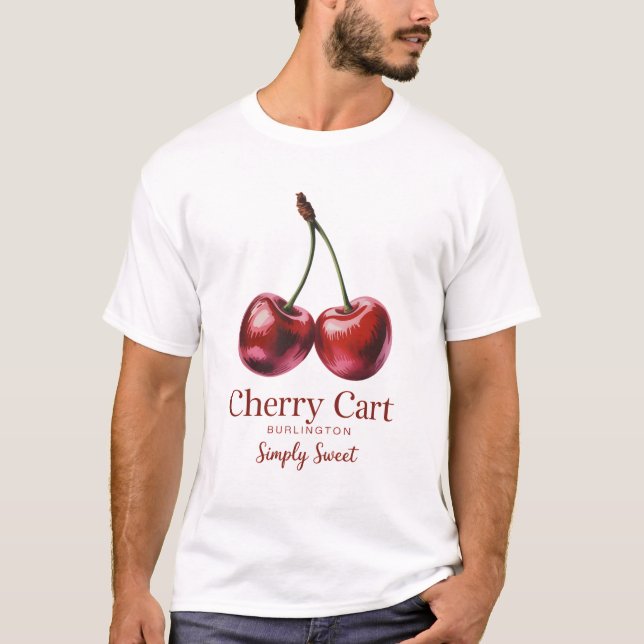 Cherry Cart T Shirt (Framsida)