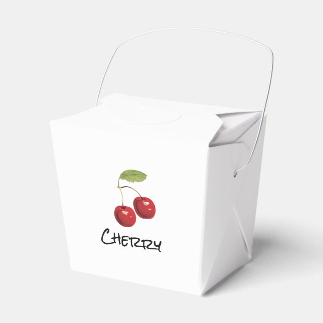 Cherry ❤️ cerise BOX Presentaskar (Framsidan Sidan)
