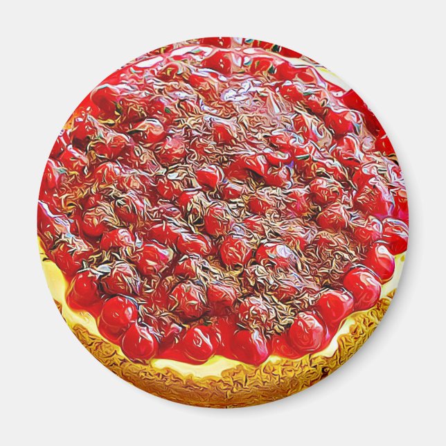 Cherry Cheesecake Chocolate Sprinkles Magnet (Framsidan)