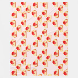 Cherry Cheesecake Dessert Fleecefilt