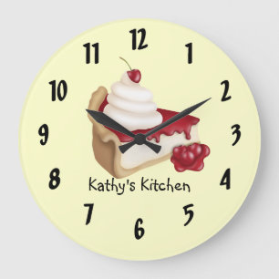 Cherry Cheesecake Stor Klocka