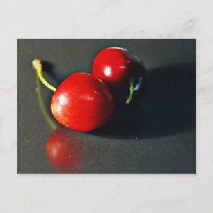 Cherry Cherries Fruit Vykort