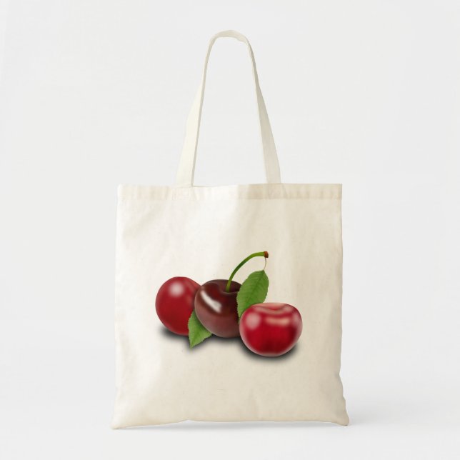 Cherry Cherries Löv Morello Fruit Vitamin Tygkasse (Framsidan)