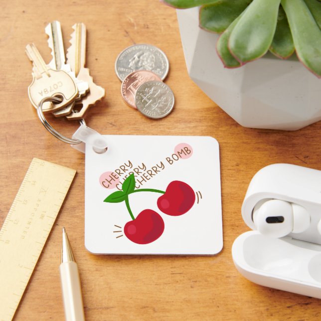 Cherry Cherry Cherry Bomb Nyckelring (Skrivbord)