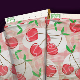 Cherry Cherry Gingham Tyg