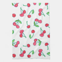 Cherry Cherry Kitchen Towel 16 x 24 tum