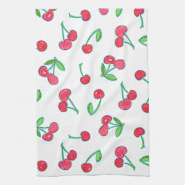 Cherry Cherry Kitchen Towel 16 x 24 tum Kökshandduk