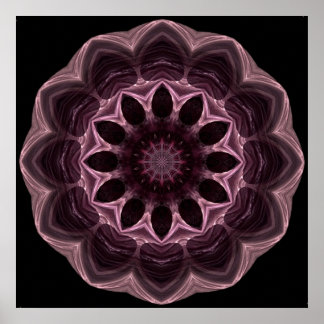 Cherry Chocolates Mandala Poster