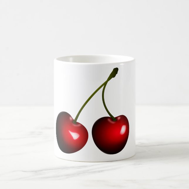 Cherry Coffee Mugg Ditt Färg (Center)