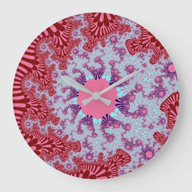 Cherry Cola Sunburst Stor Klocka (Framsida)