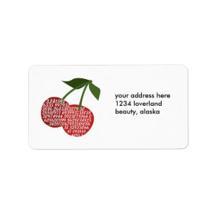 Cherry Complete Pi Adressetikett