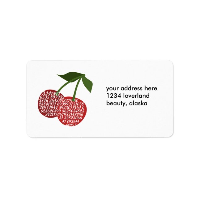 Cherry Complete Pi Adressetikett (Framsidan)