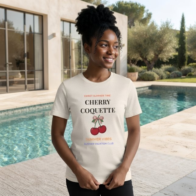 Cherry Coquette T-Shirt – Sött sommartid Shirt (Skapare uppladdad)