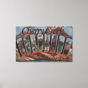 Cherry Creek delstatspark, Colorado Canvastryck