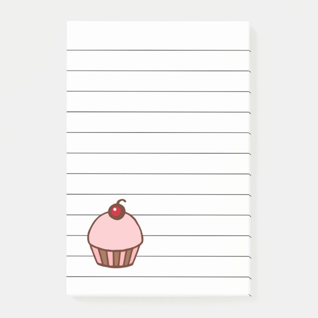 Cherry Cupkaka Kitchen Post IT Notes Gift Post-it Block (Framsida)