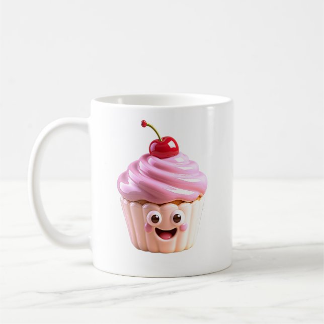 Cherry Cupkake Cutie Kaffemugg (Vänster)