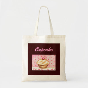 Cherry Cuptårte Tote Bag Tygkasse