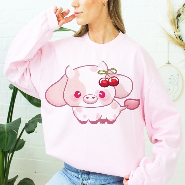 Cherry Cute Cow Gift för henne T Shirt (Skapare uppladdad)