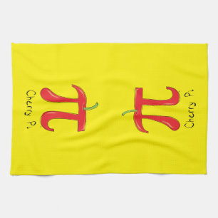 Cherry Cute Math Pi Day Paj Baking Kitchen Towel Kökshandduk