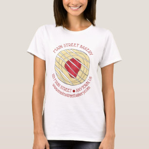 Cherry Danish Viennoiserie Pastry Chef Bakery T Shirt