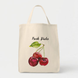 Cherry Delight Livsmedel Tote Tygkasse
