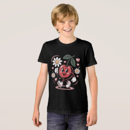 Cherry Delight Mascot - Retro Cherry Character T Shirt