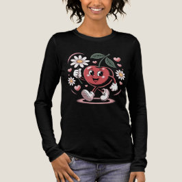 Cherry Delight Mascot - Retro Cherry Character T Shirt