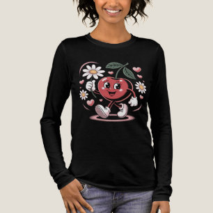 Cherry Delight Mascot - Retro Cherry Character T Shirt