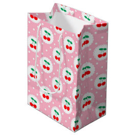 Cherry Dot Mönster - Retro Fruit Gift & Decor