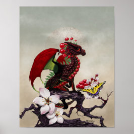 Cherry Dragon 11x14 (4x6 och uppåt) Poster