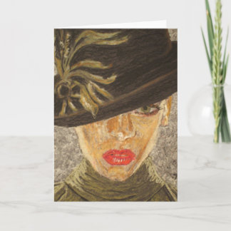 "Cherry" Fine Art Greeting Card Kort