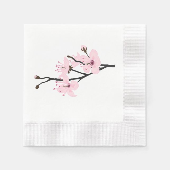 cherry flowers pappersservett (Framsidan)