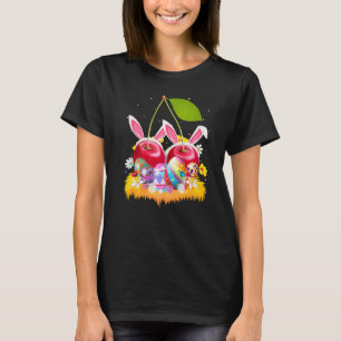 Cherry Fruit Påskägg Funny Cherry Påsk Sunda T Shirt