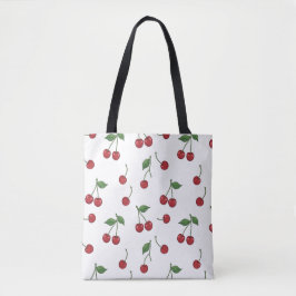 Cherry Fruit Repeat Pattern Design Tygkasse