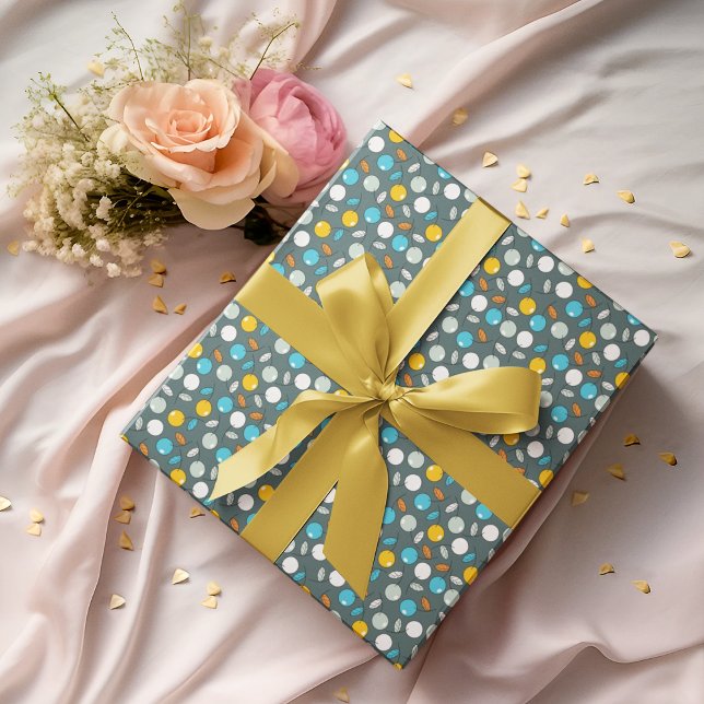 Cherry Frukt Tecknad Mönster Presentpapper (cherry fruit birthday packing gift wrap,gift wrapping paper,return gift wrap paper,paper gift)