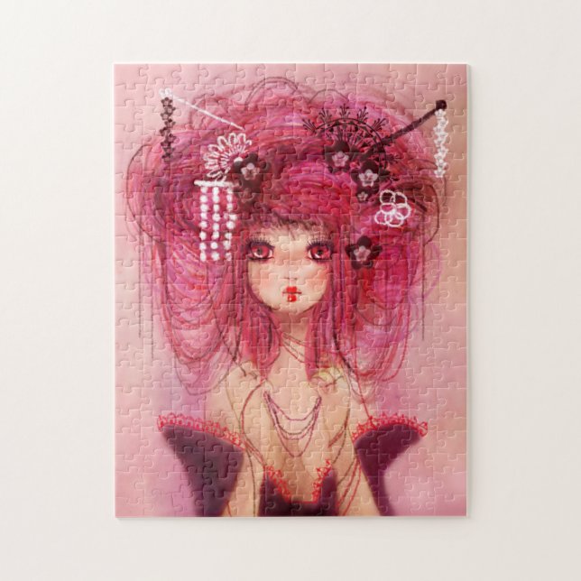 Cherry geisha pussel (Vertikal)