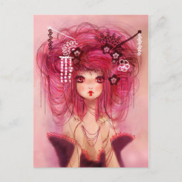 Cherry geisha vykort
