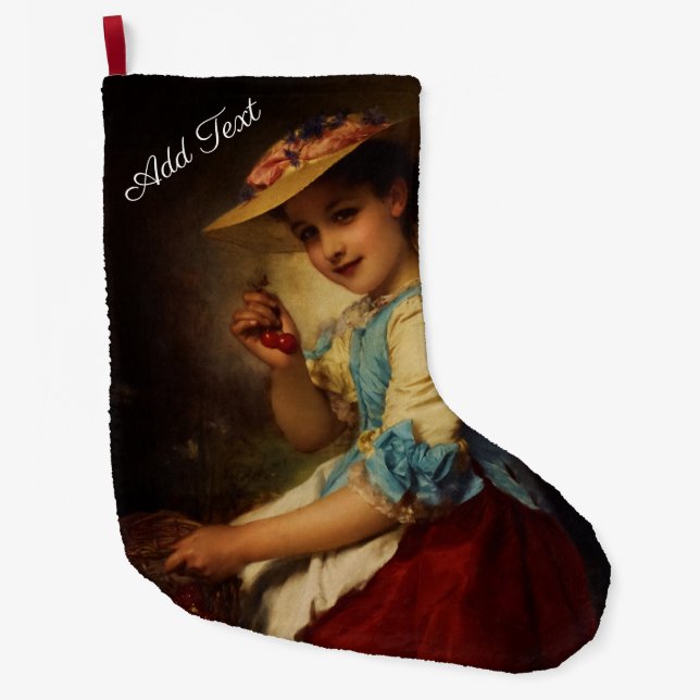 Cherry Girl av Adolphe Piot Stor Julstrumpa (Framsidan)