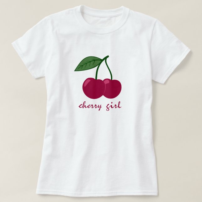 Cherry Girl T-shirt (Design framsida)