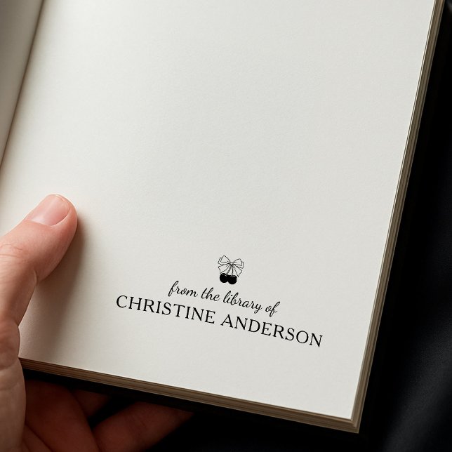 Cherry | Gör din egen | Från Bibliotek i Bok Stämpel (Skapare uppladdad)