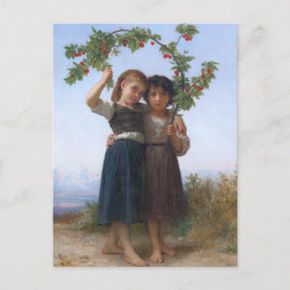 Cherry Gren av Bouguereau Vykort