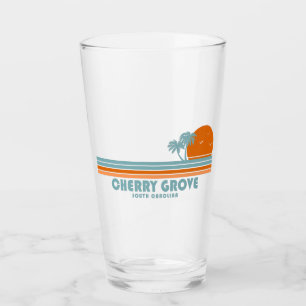 Cherry Grove Beach South Carolina Sol Handflatan T Glaskopp