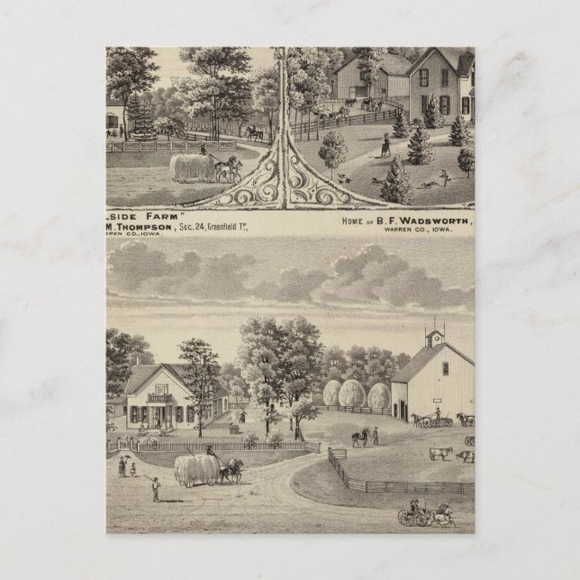 Cherry Grove, Hillside Farm Vykort (Framsida)