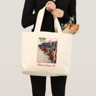 Cherry Grove Pride Wagon Jumbo Canvas Tote Tygkasse