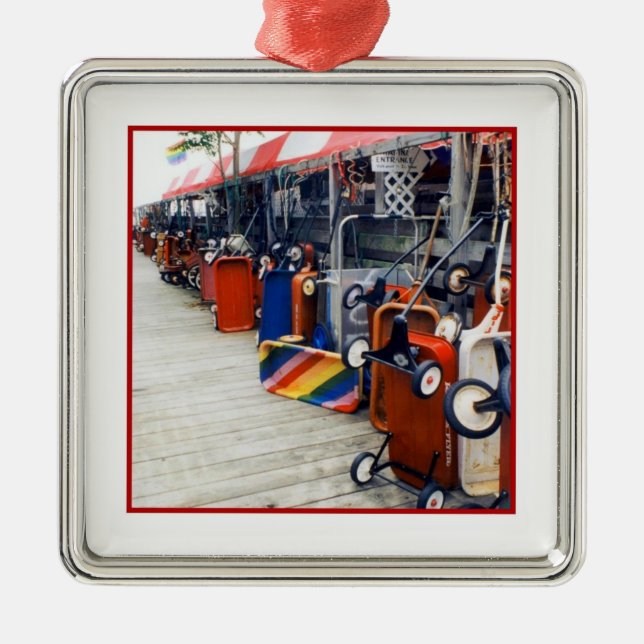 Cherry Grove Pride Wagon Ornament (Framsidan)
