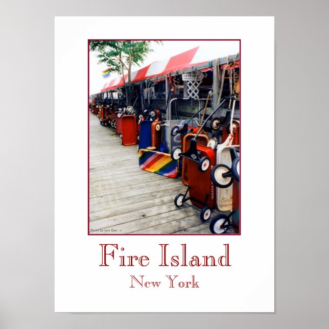 "Cherry Grove Pride Wagon" Poster (Framsidan)