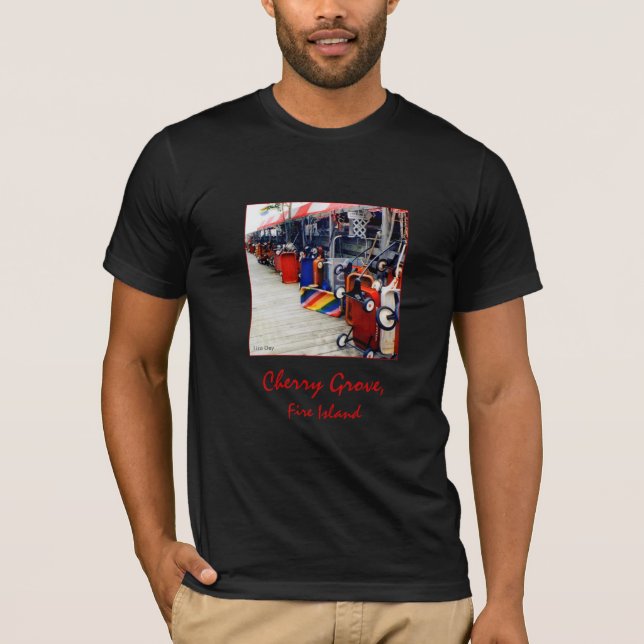 Cherry Grove Pride Wagon Vuxen T Shirt (Framsida)