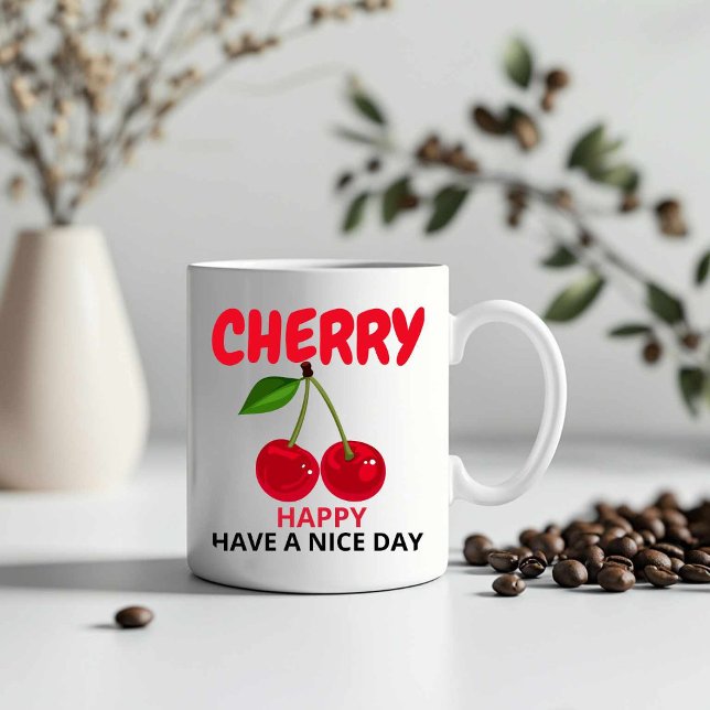 CHERRY har Bra Day Två-Tonad Mugg (Skapare uppladdad)